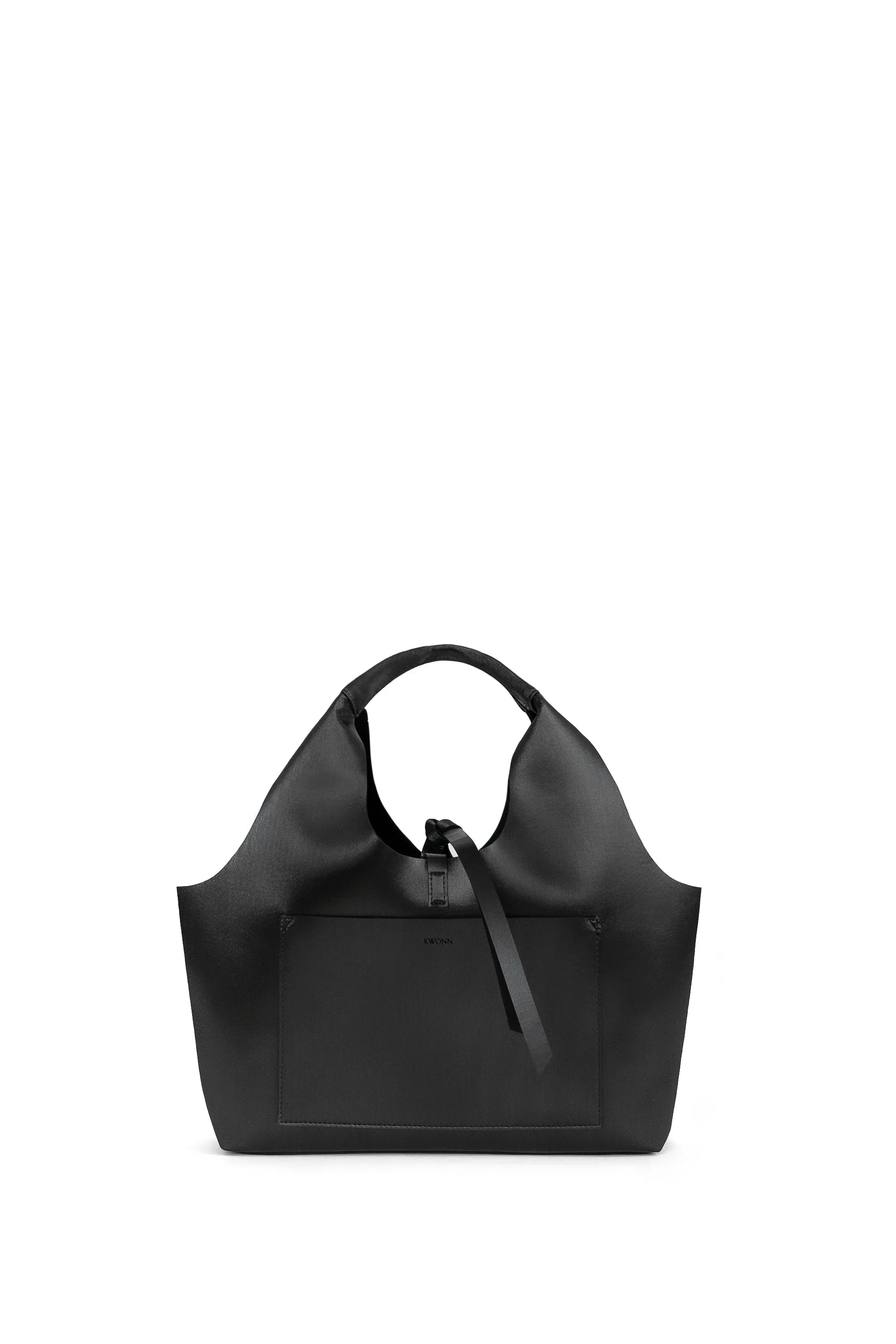 Coated Black Tote