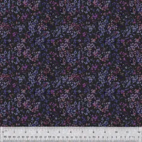 Cotton Fabric, WILDFLOWER, VIOLET, 53808-1, FLORET Collection by Kelly Ventura for Windham Fabrics