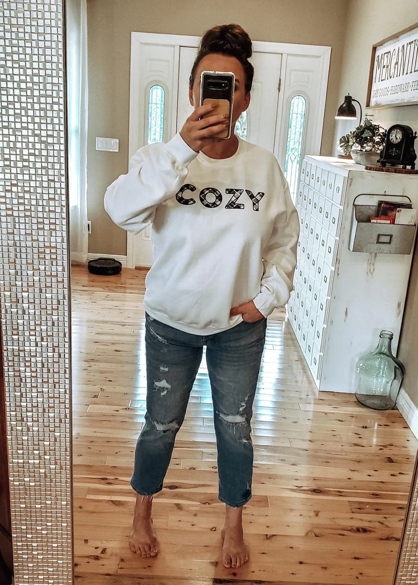 Cozy Sweatshirt || White