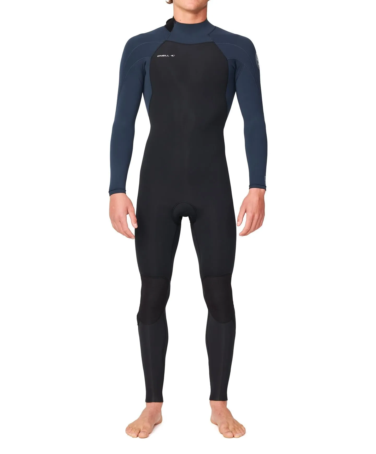 Defender 4/3mm Steamer Back Zip Wetsuit - Slate