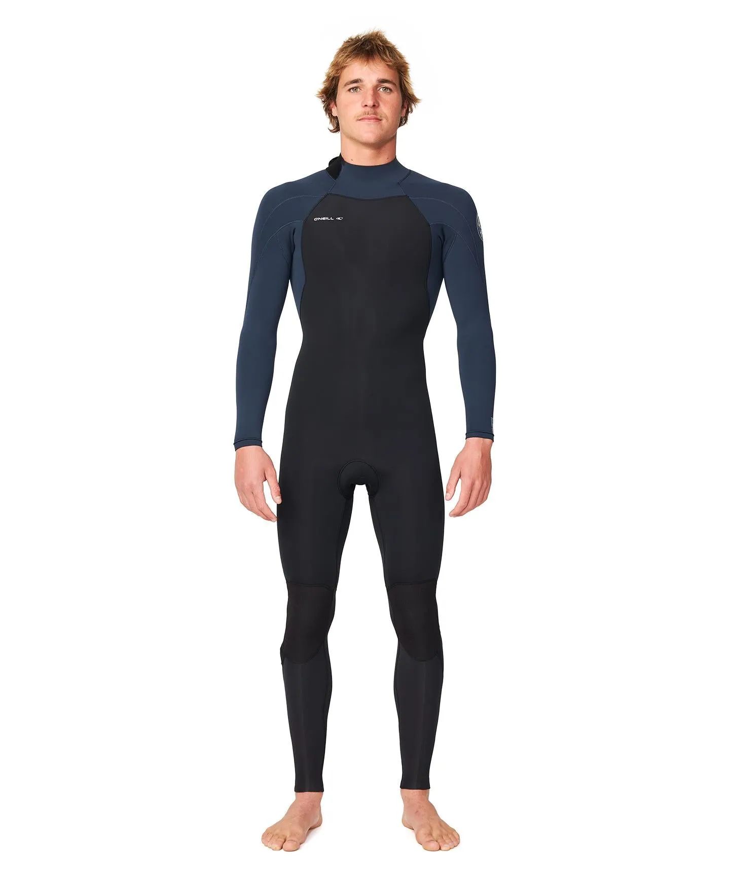 Defender 4/3mm Steamer Back Zip Wetsuit - Slate