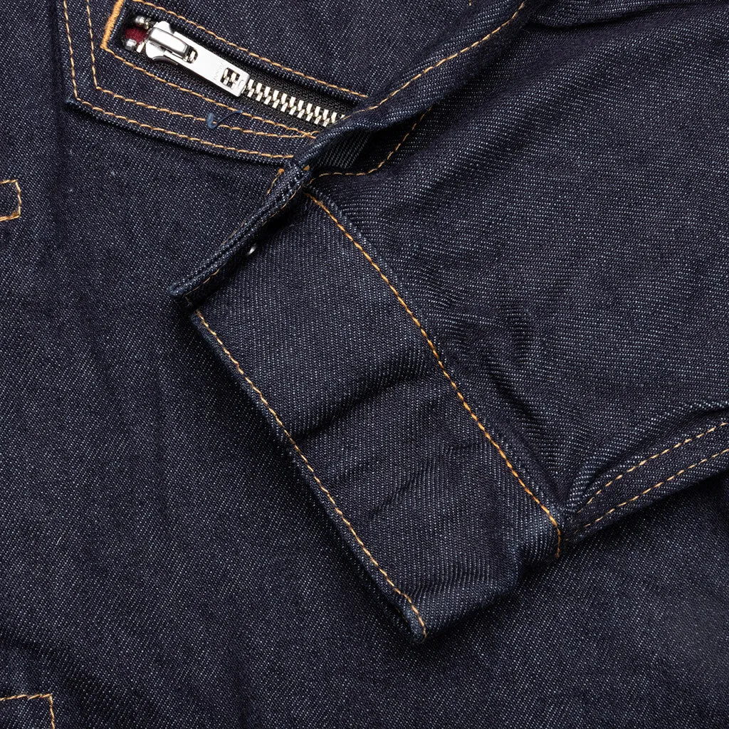 Denim Blouson - Indigo