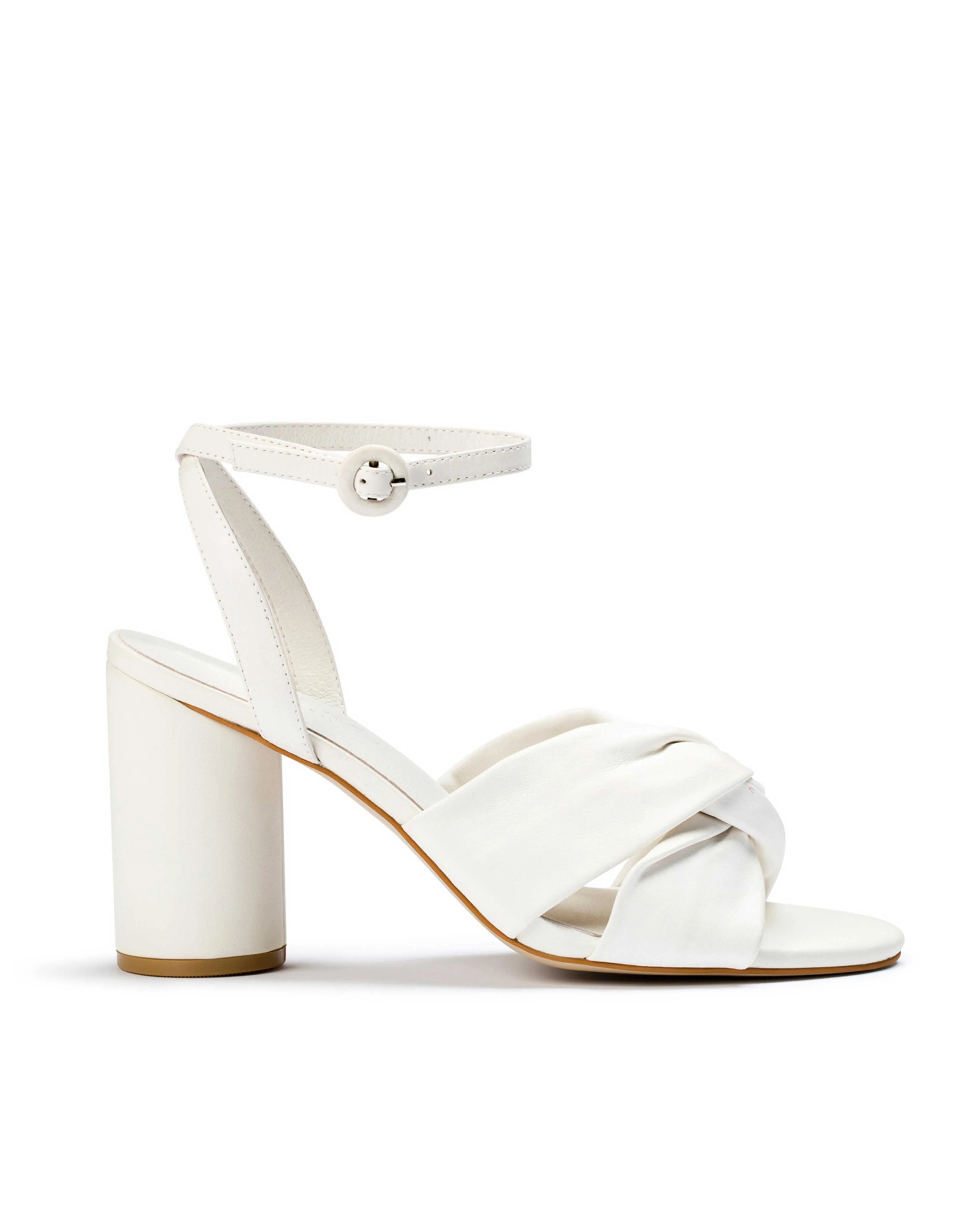 DESTINY - IVORY LEATHER WEDDING SANDALS - FINAL SALE!