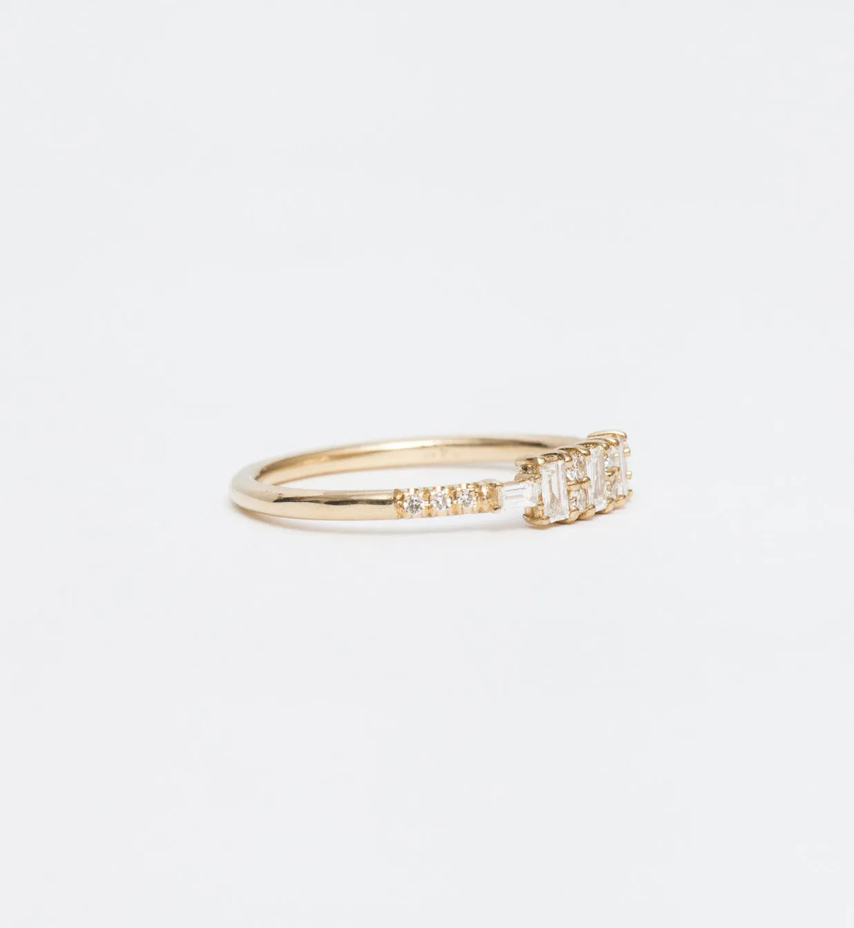 Diamond Baguette Reflection Ring