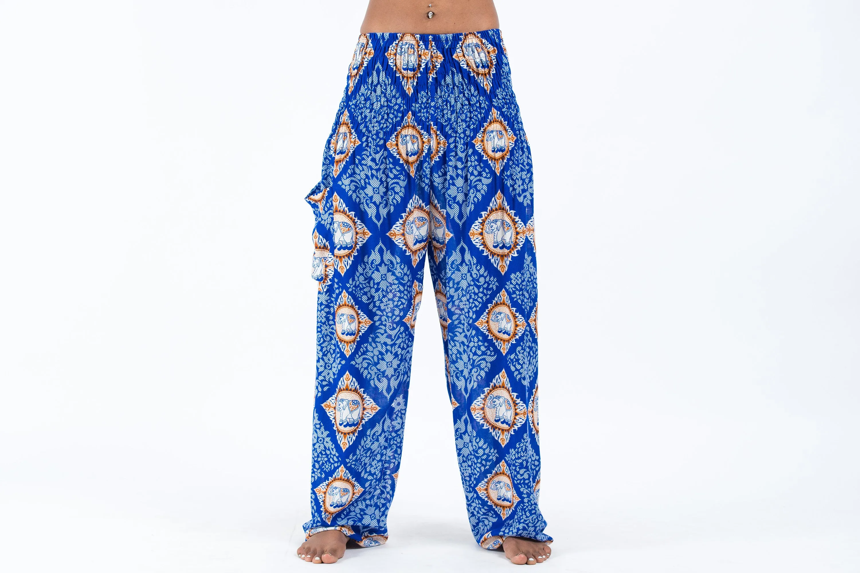 Diamond Elephant Women's Elephant Pants in Blue