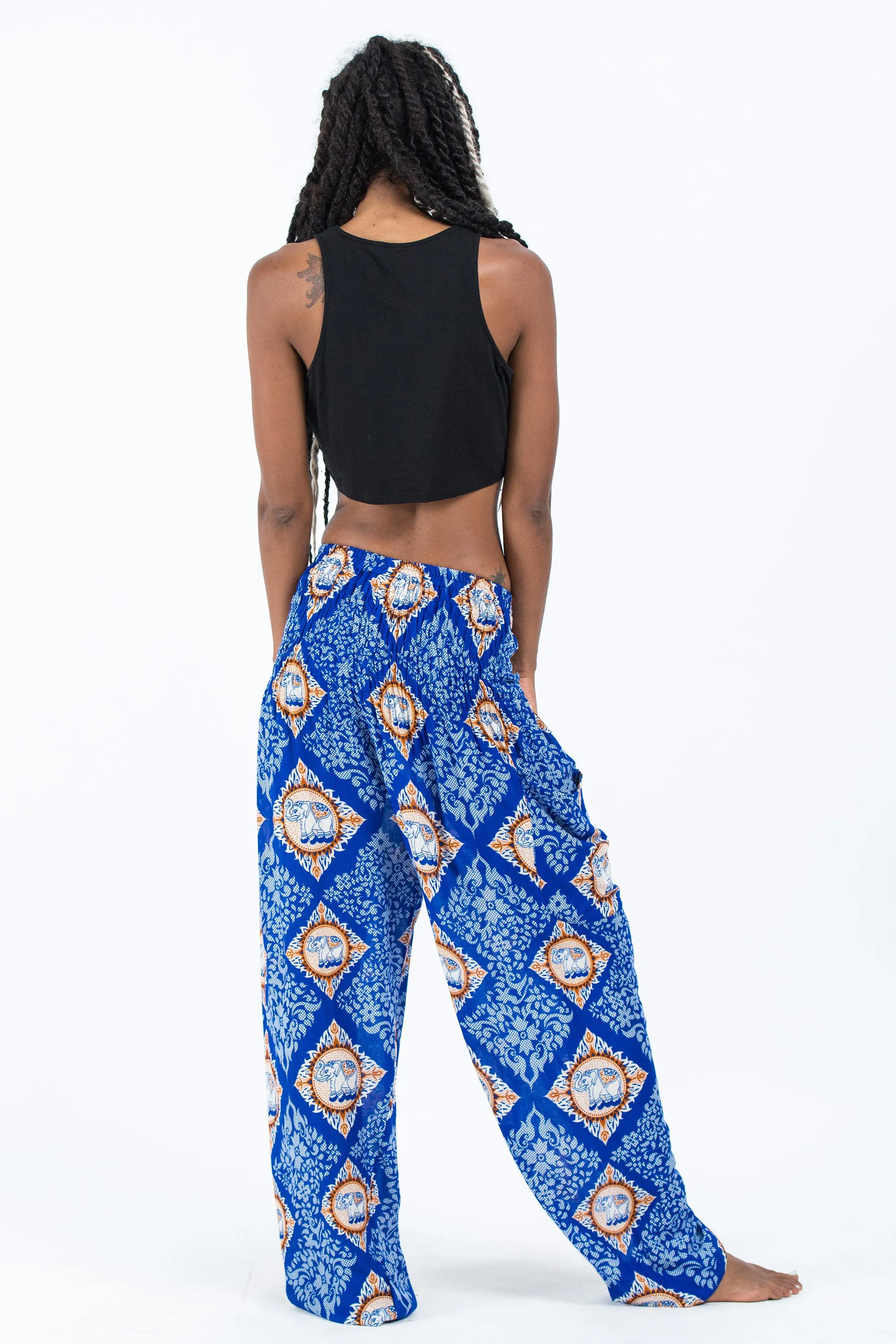 Diamond Elephant Women's Elephant Pants in Blue