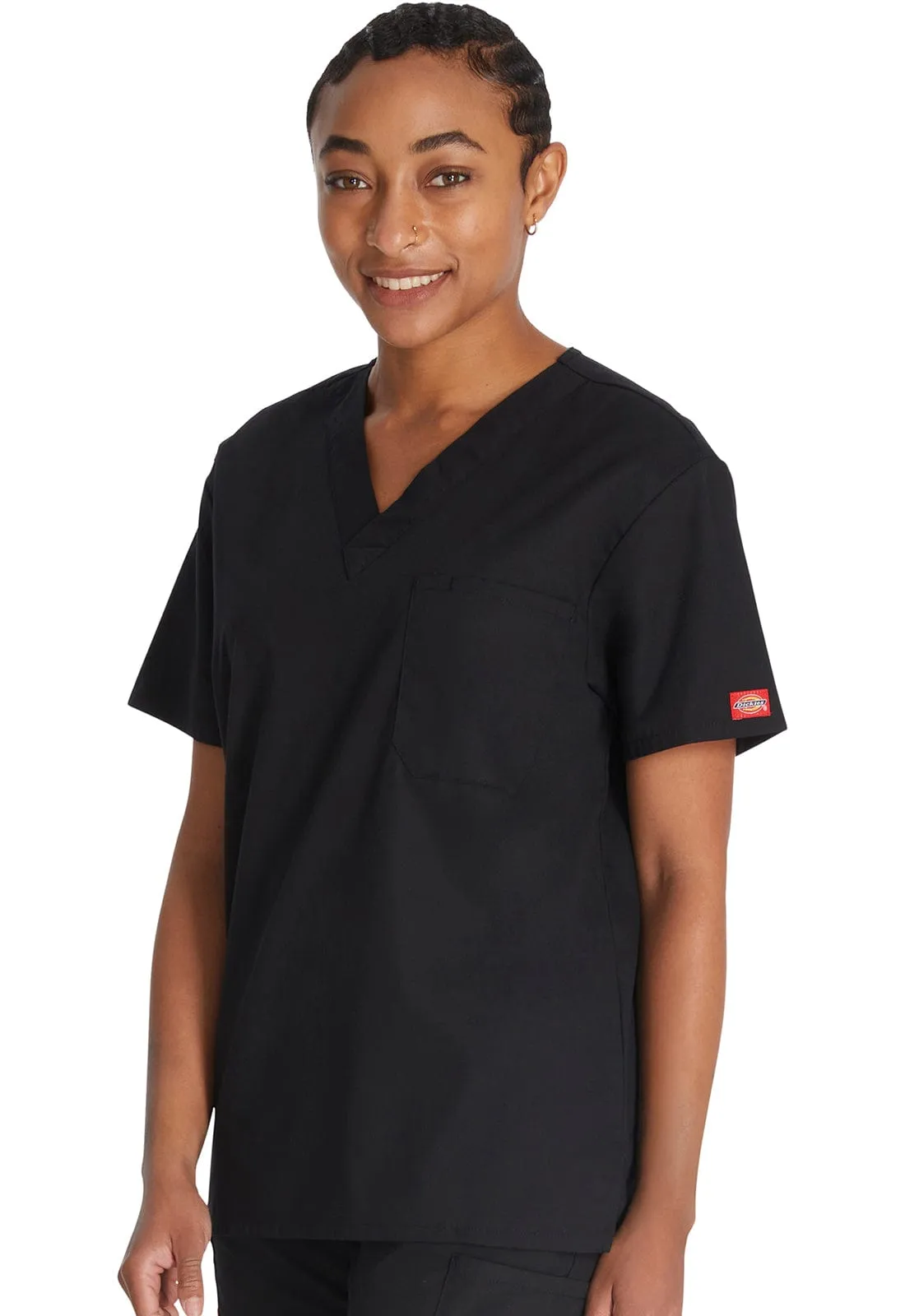 Dickies EDS Signature  Unisex Tuckable V-Neck Top 83706