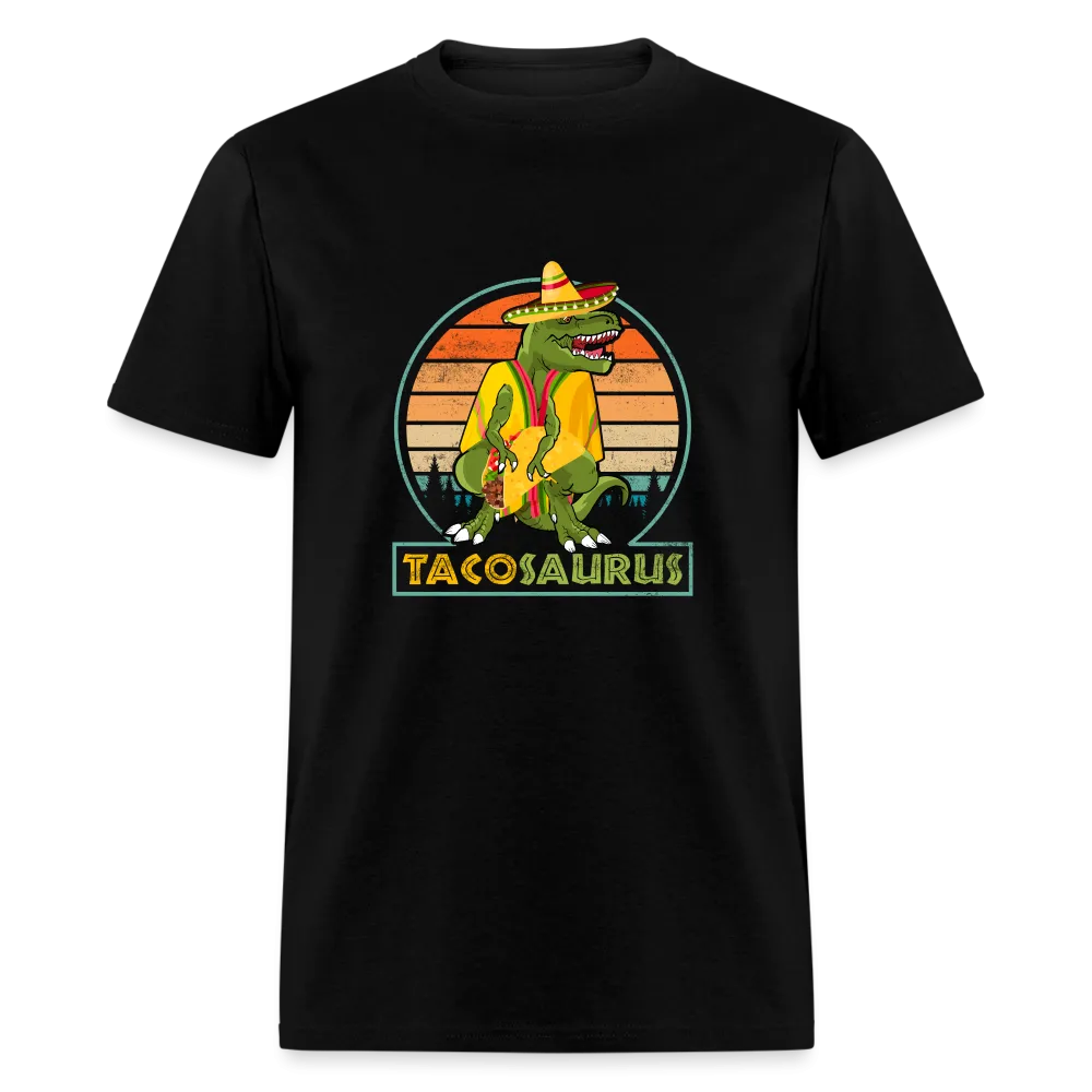 Dino-mite Taco Time: The Hilarious 'Tacosaurus' Tyrannosaurus Taco Tee