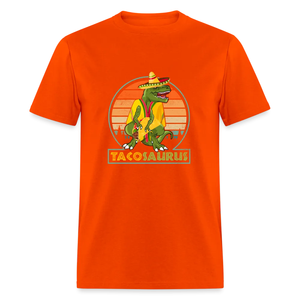 Dino-mite Taco Time: The Hilarious 'Tacosaurus' Tyrannosaurus Taco Tee