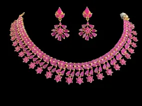 DNS84 Megha set in red / ruby   (READY TO SHIP)