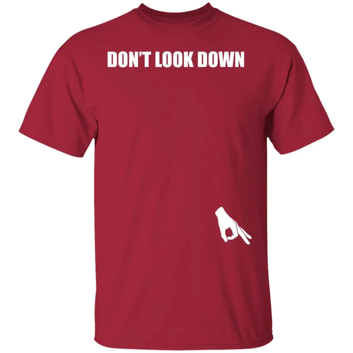 Don't Look Down Men's Funny T-shirts & Hoodie