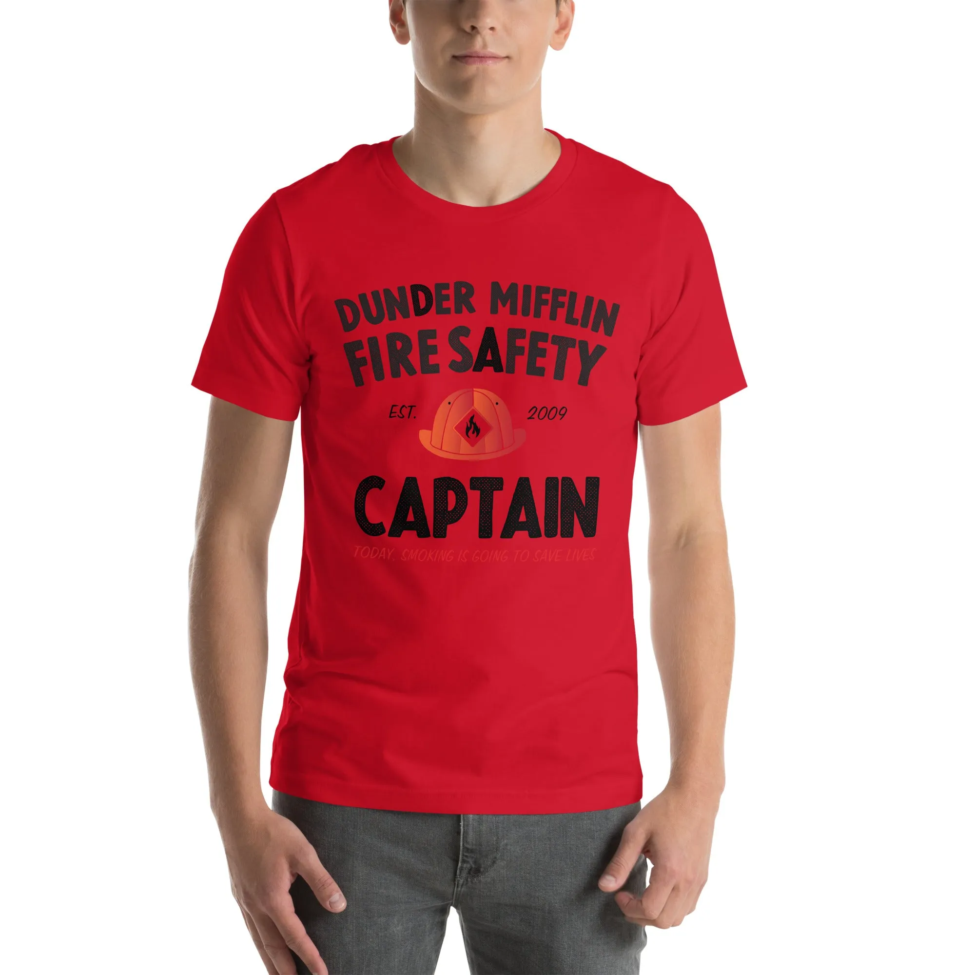 Dunder Mifflin Fire Safety Captain - Unisex T-Shirt