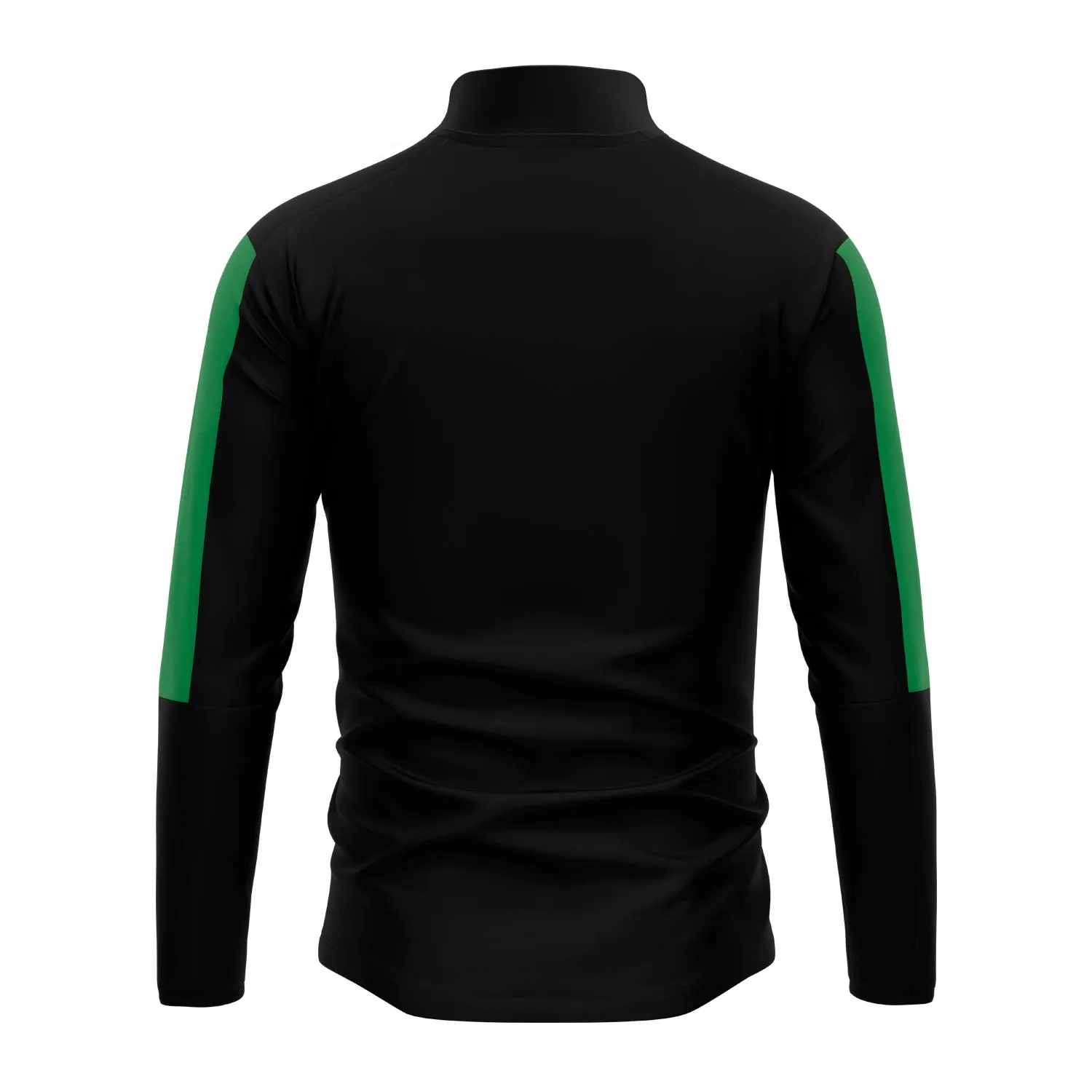 FC 1/4 Zip Microfleece - Black/Emerald