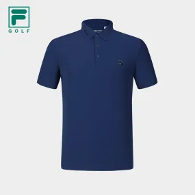 FILA CORE ATHLETICS GOLF Men Short Sleeve Polo in Blue