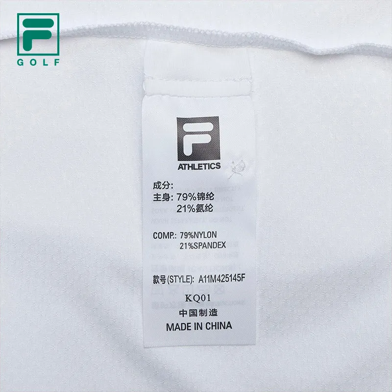 FILA CORE ATHLETICS GOLF Men Short Sleeve Polo in White