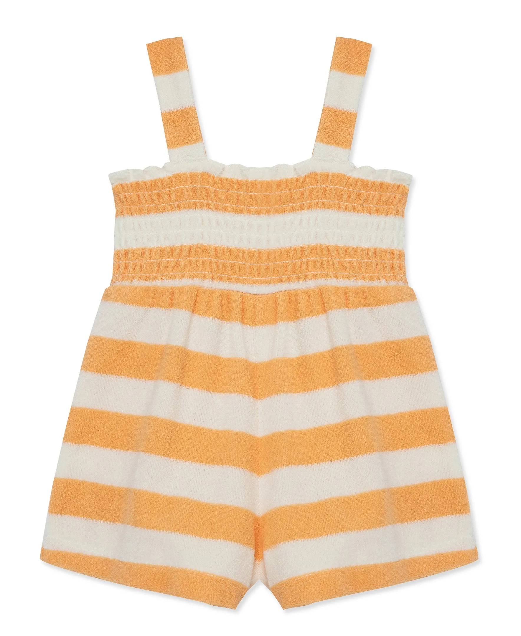 Focus Kids Banana Stripe Terry Romper (3M-12M)