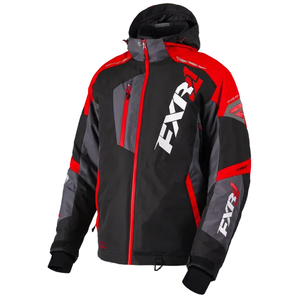 FXR Mission FX Jacket Black/Red/Charcoal