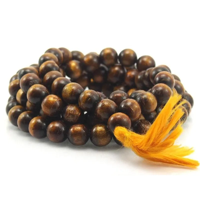 Golden Coral Mala 12mm