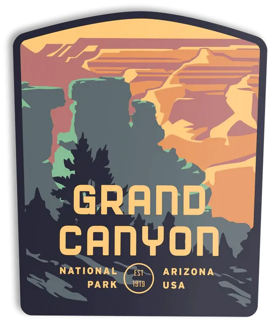 Grand Canyon South Rim Sticker