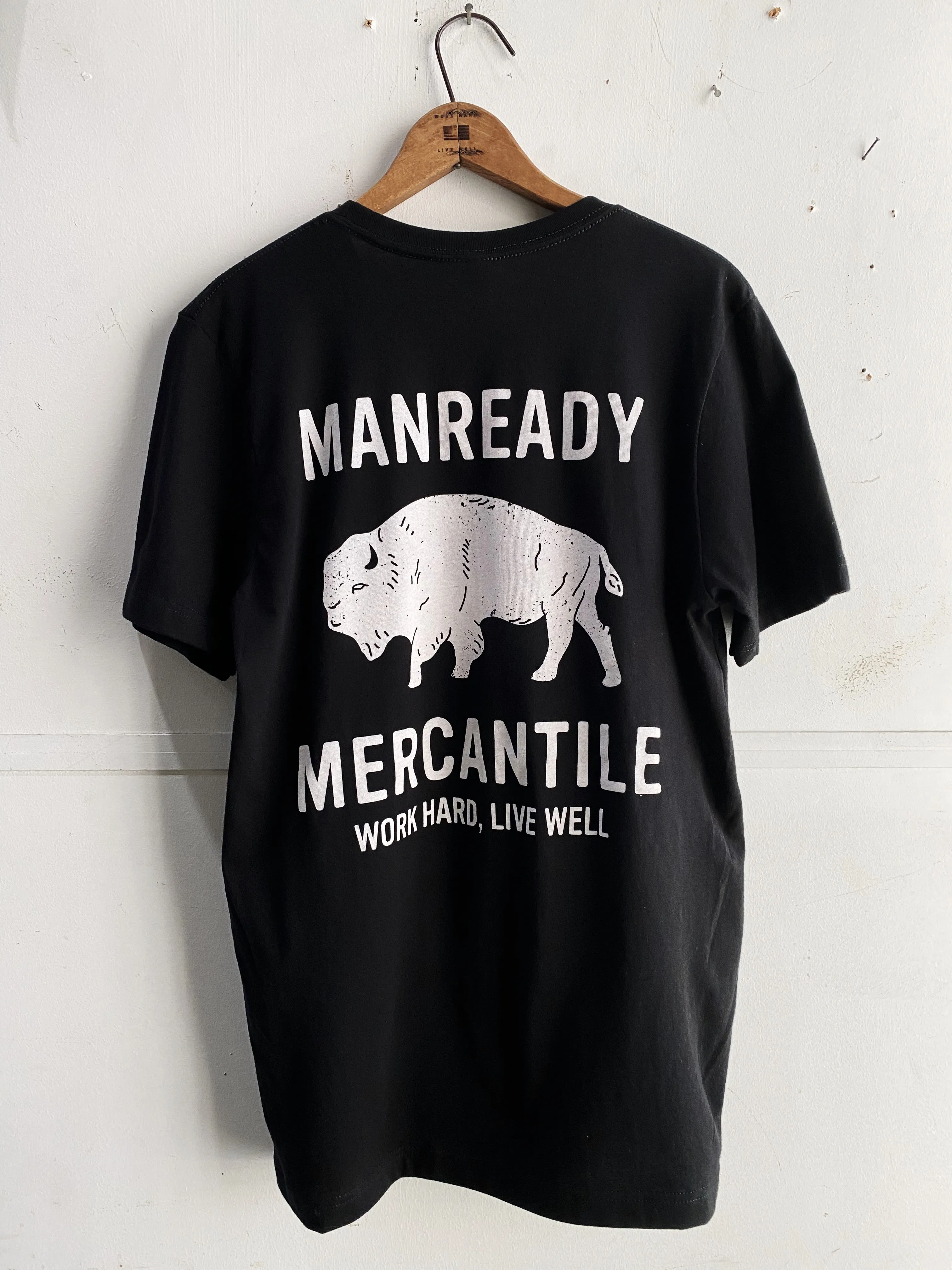 Graphic Tee | Big Bison | Black | Royal Apparel x Manready Mercantile