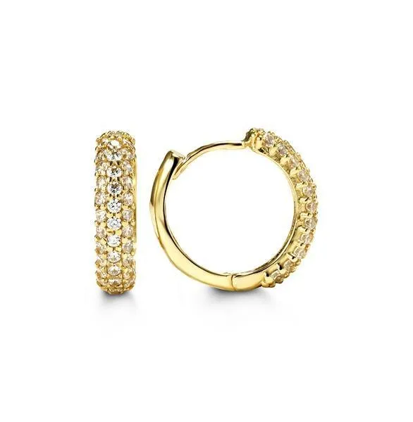 Holiday Hoops | 10k Yellow Gold