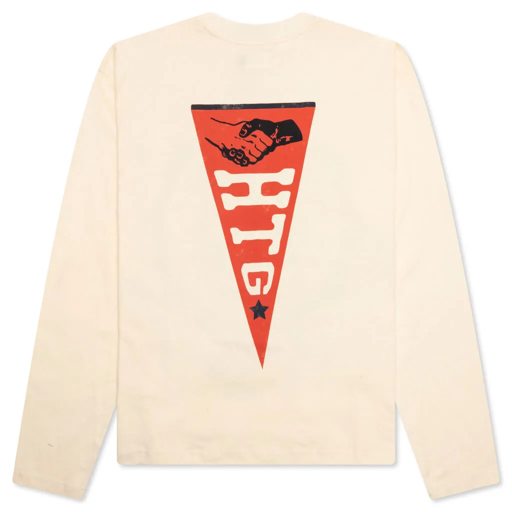 HTG Seal Logo L/S Tee - Bone