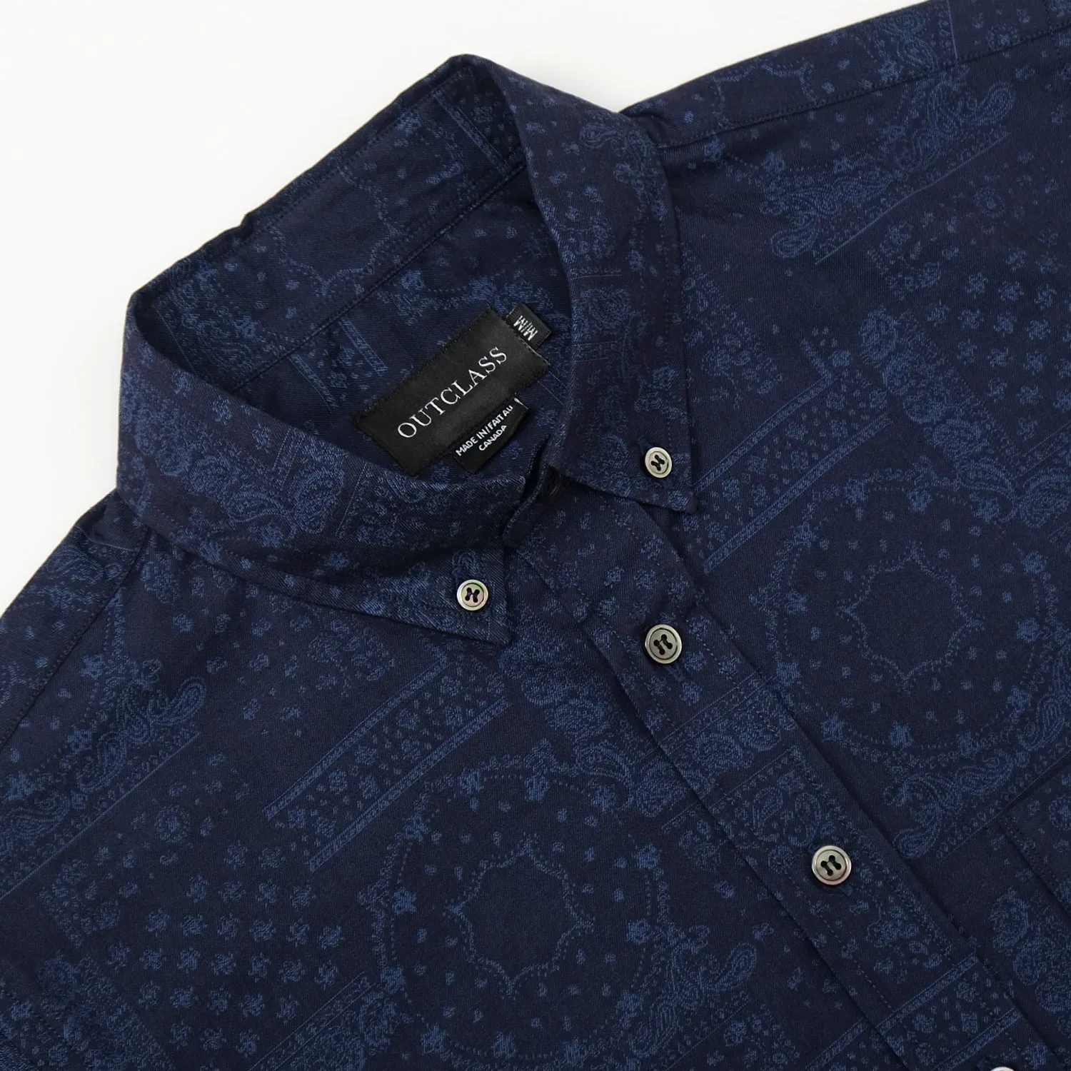 Indigo Paisley S/S Shirt