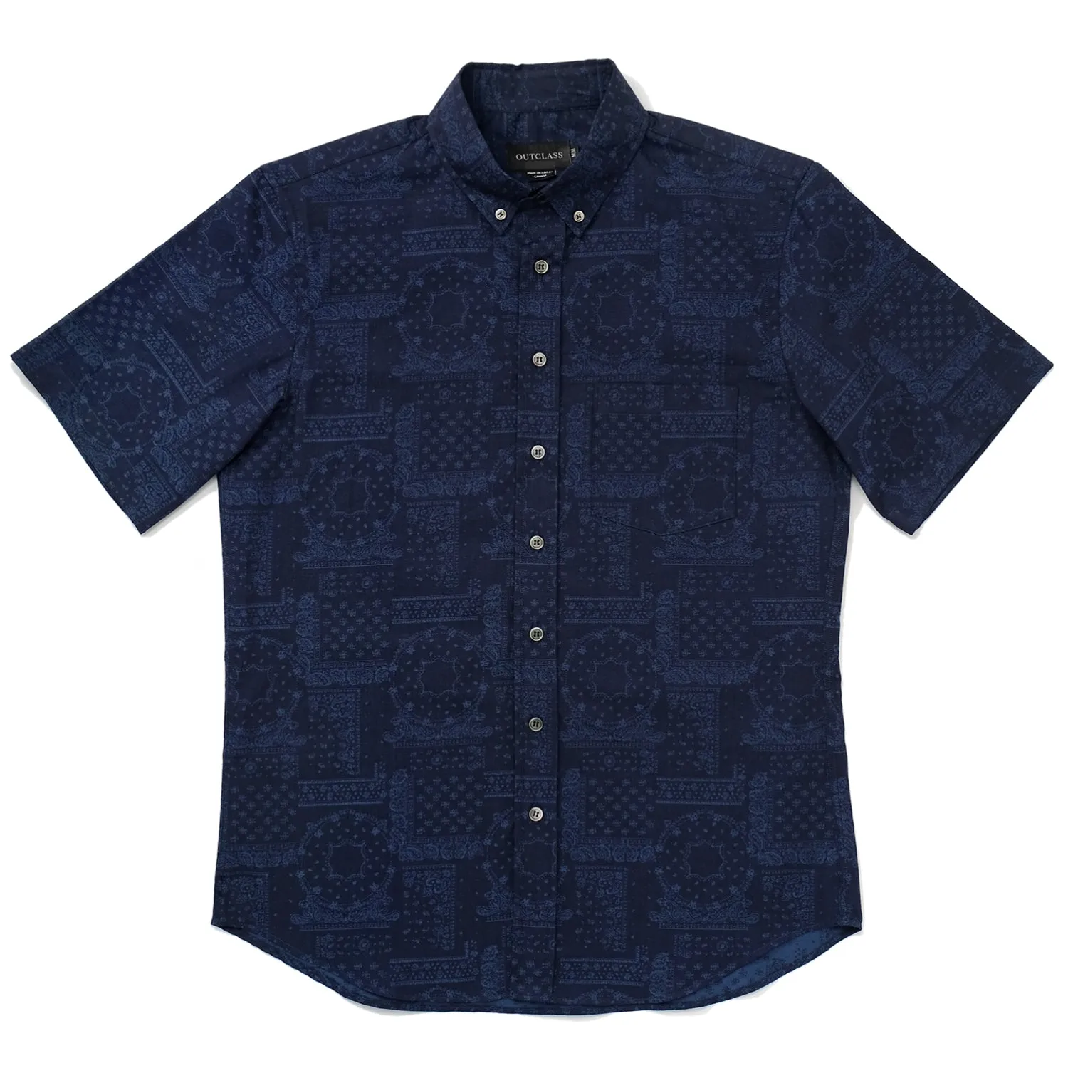 Indigo Paisley S/S Shirt