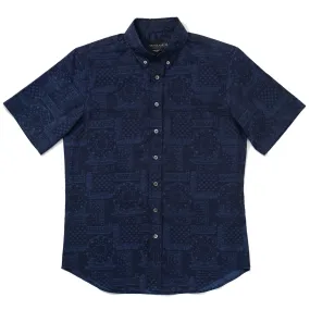 Indigo Paisley S/S Shirt