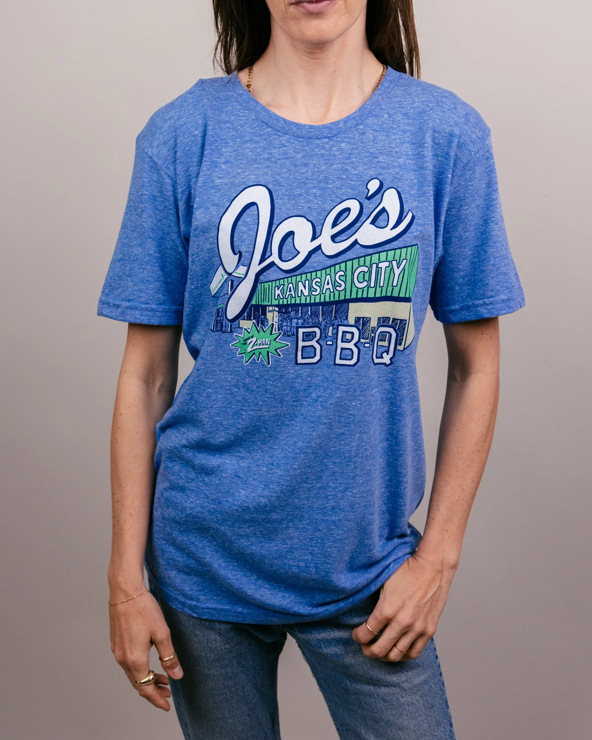 Joe's Kansas City BBQ Vintage Blue T-Shirt