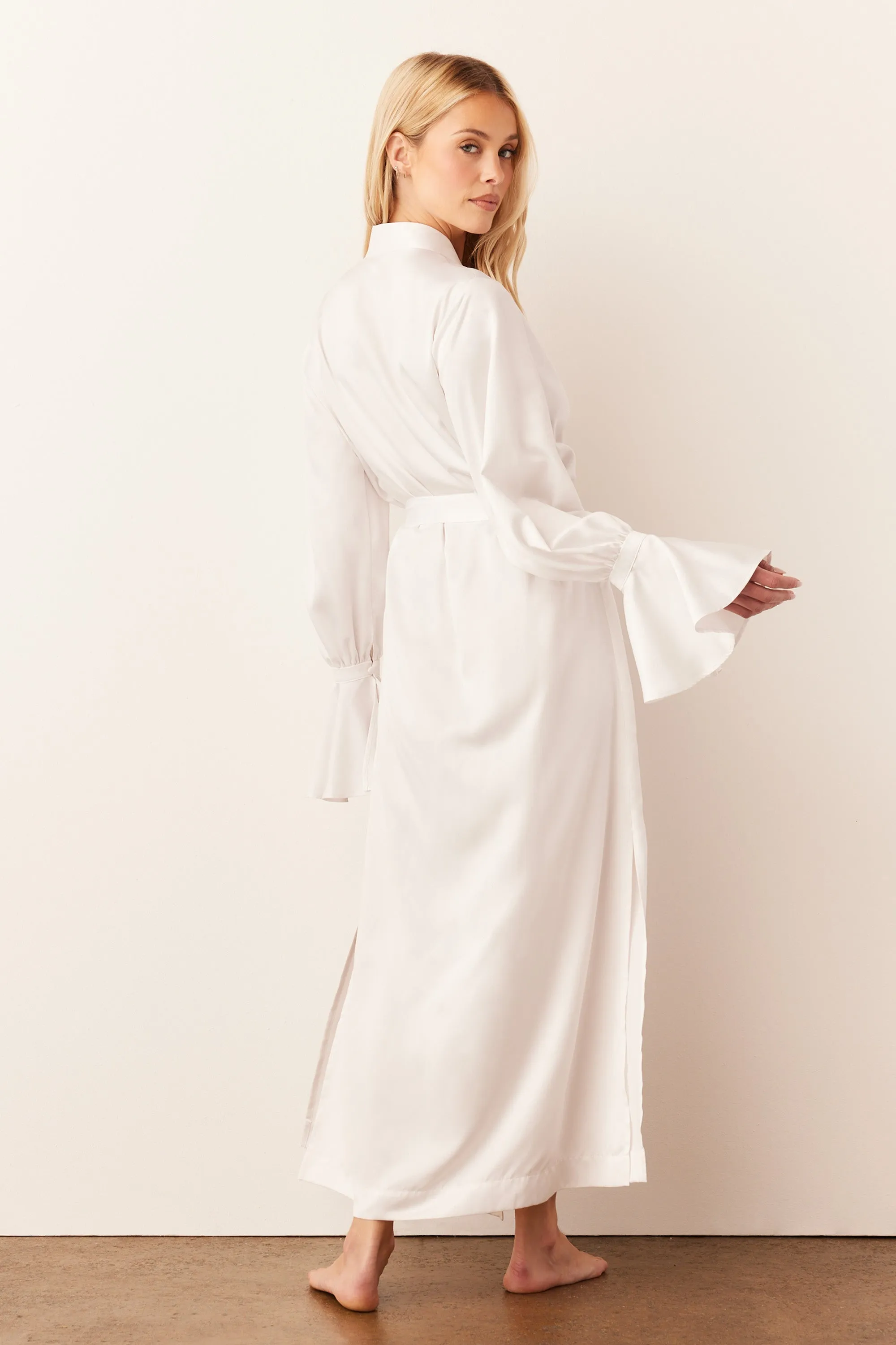 Juliette Cuff Robe | Blanc