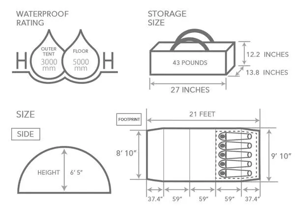 Kamaboko Super Tent (M)