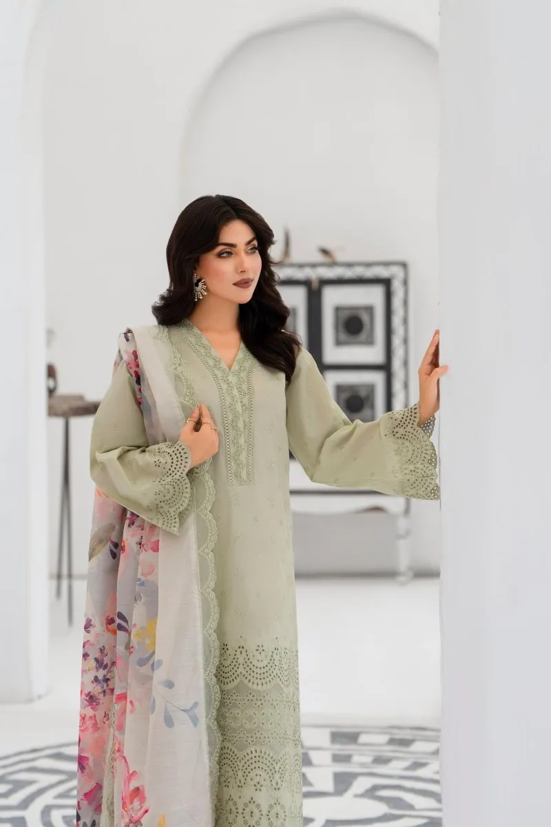 Karma Embroidered Chikankari Cotton Lawn Suit KAR120