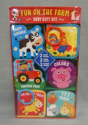 Kidbooks Fun on the Farm Gift Set - Brand New!