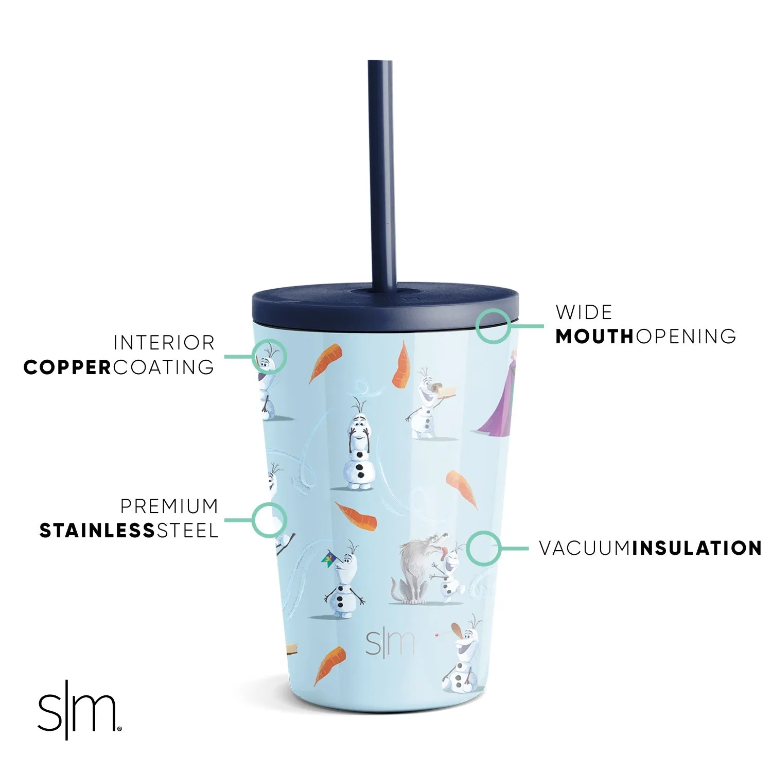 Kids Classic Tumbler with Lid and Silicone Straw