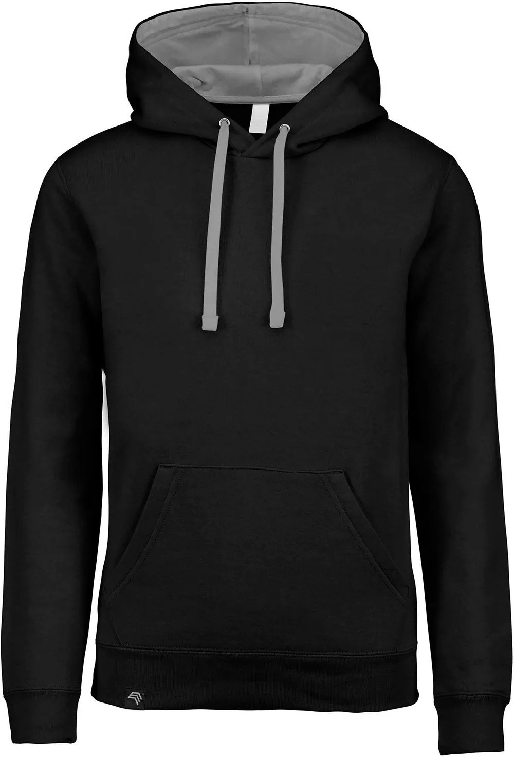 KRB K446 ― Bi-Color Hoodie Sweatshirt - Schwarz / Grau