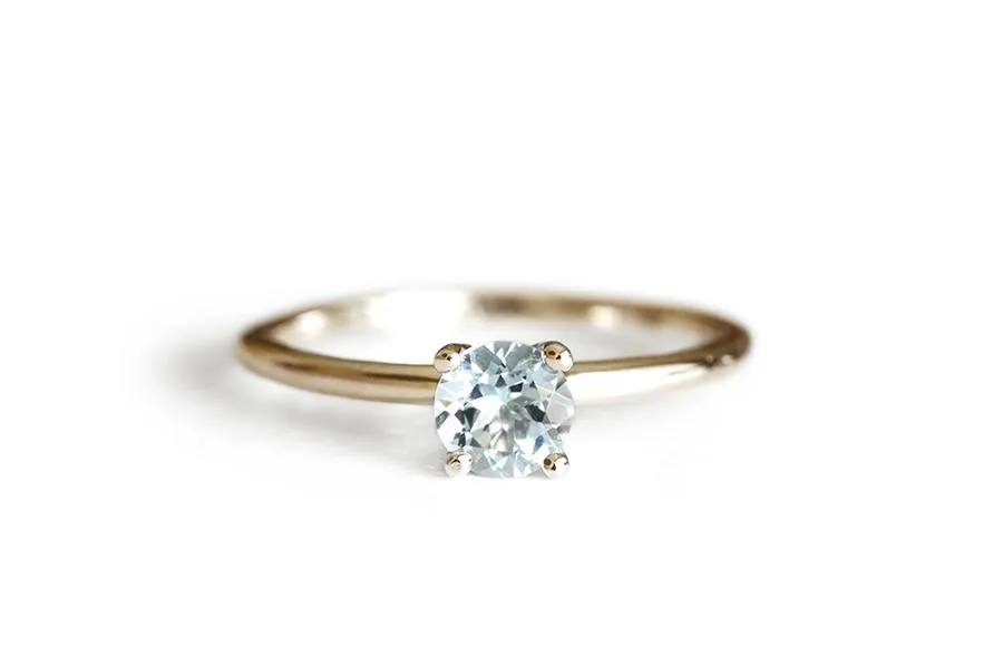 Lauren Aquamarine Ring