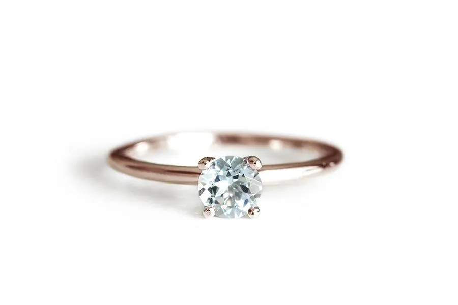 Lauren Aquamarine Ring