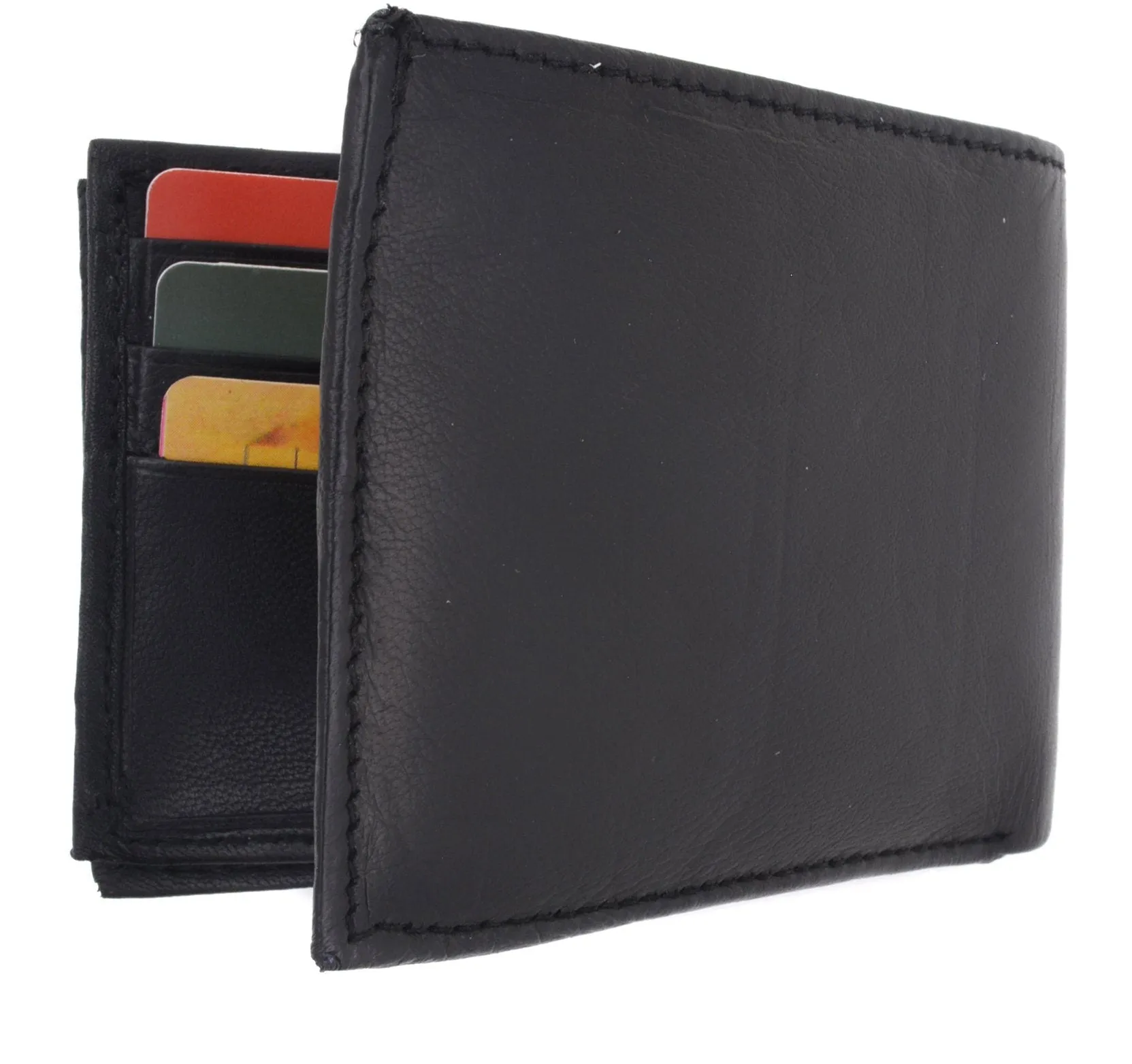 Leather Bi-fold 2 ID's Bifold Wallet