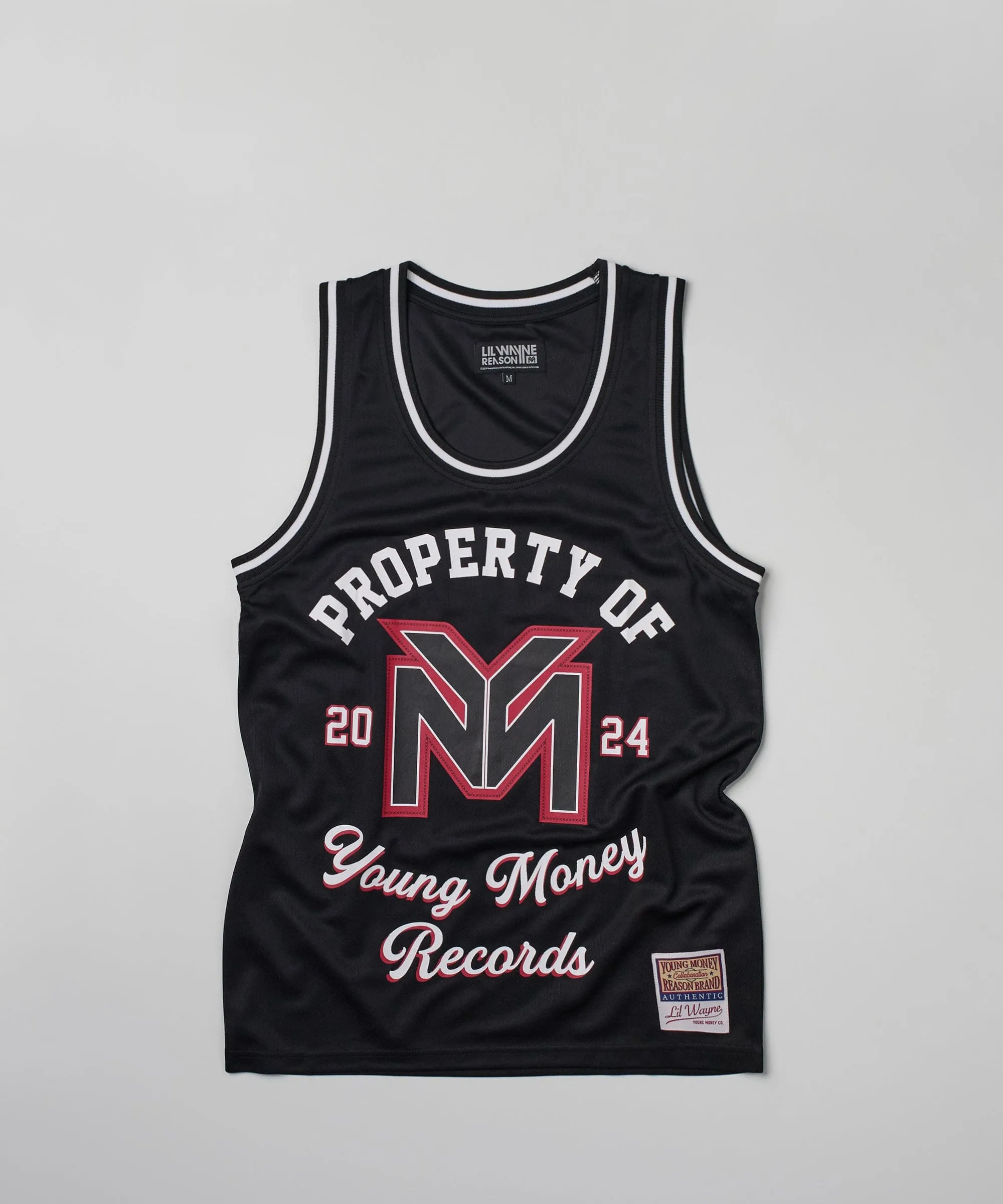 Lil Wayne Young Money Records Basketball Jersey - Black