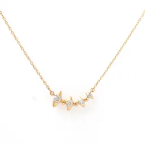 London Spike Curve Necklace