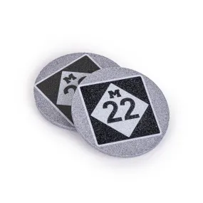 M22 ECO CAR COASTER SET OF 2