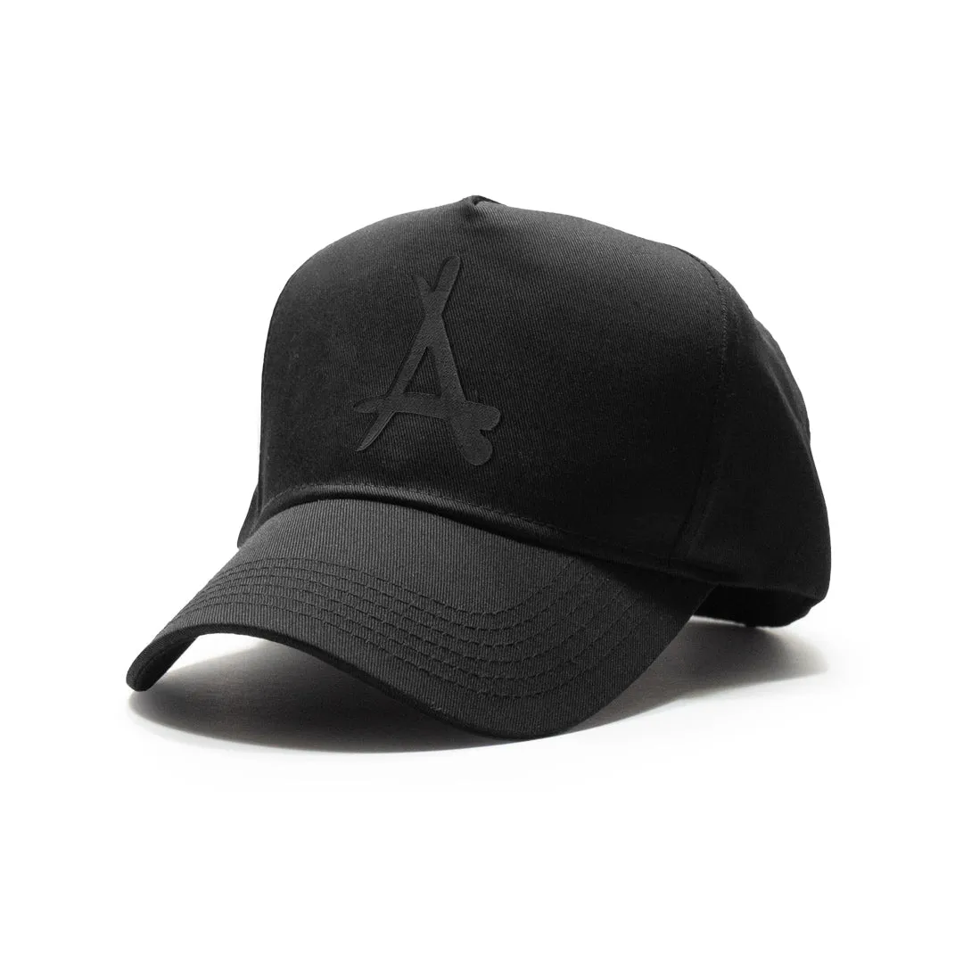 MATTE BLACK LOGO SNAPBACK (BLACK)