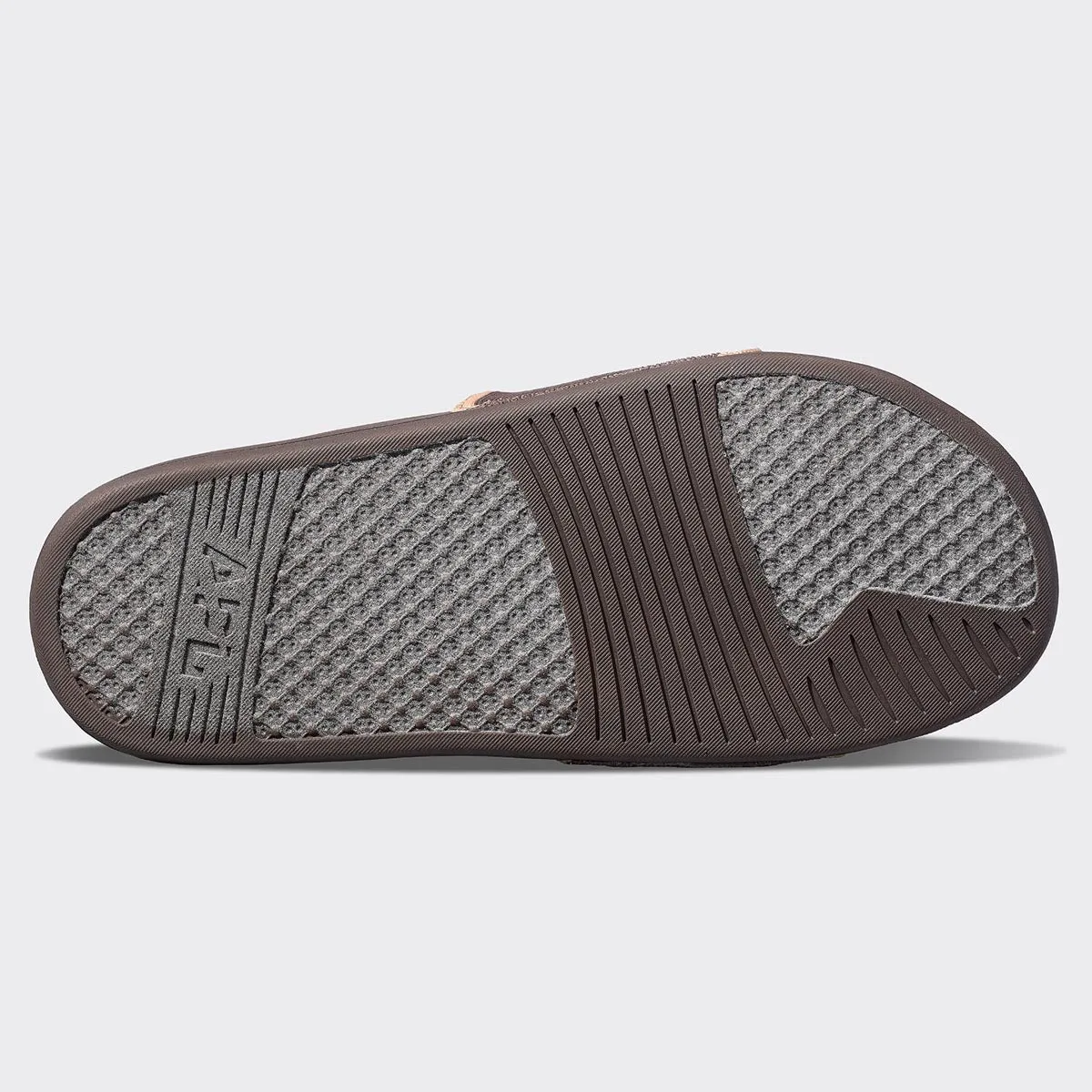 Men's Big Logo TechLoom Slide Chocolate / Ivory / Caramel