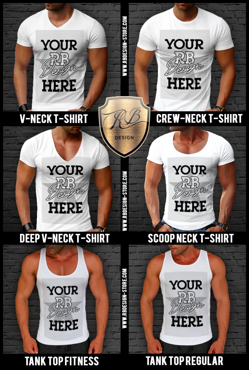 Men's T-shirt Army Warrior Fashion Graphic Tee MD711