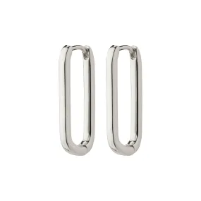 Michalina Silver Plated Hoops