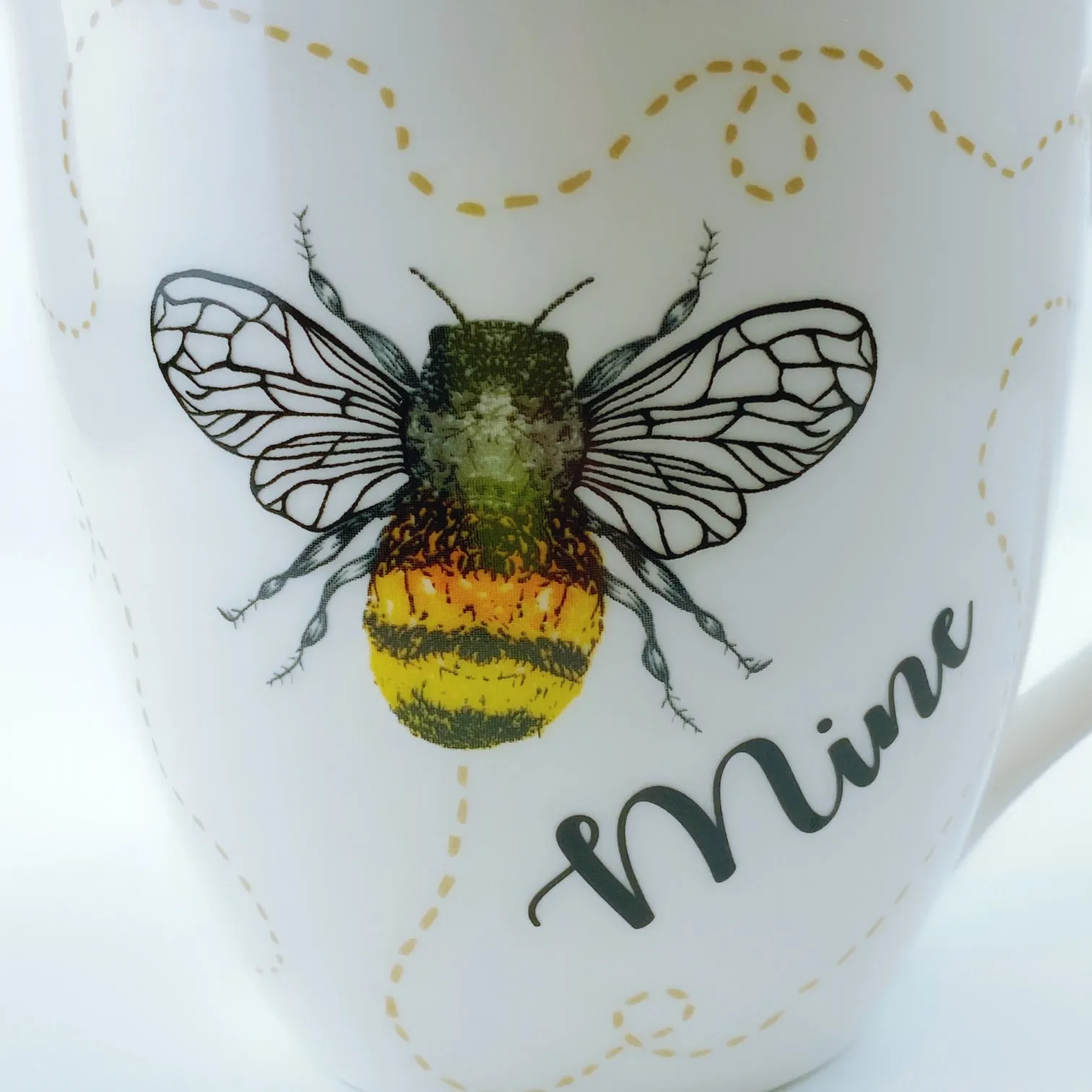 Milly Green British Design Bee Mine Coffee Mug Tea Cup 20 oz