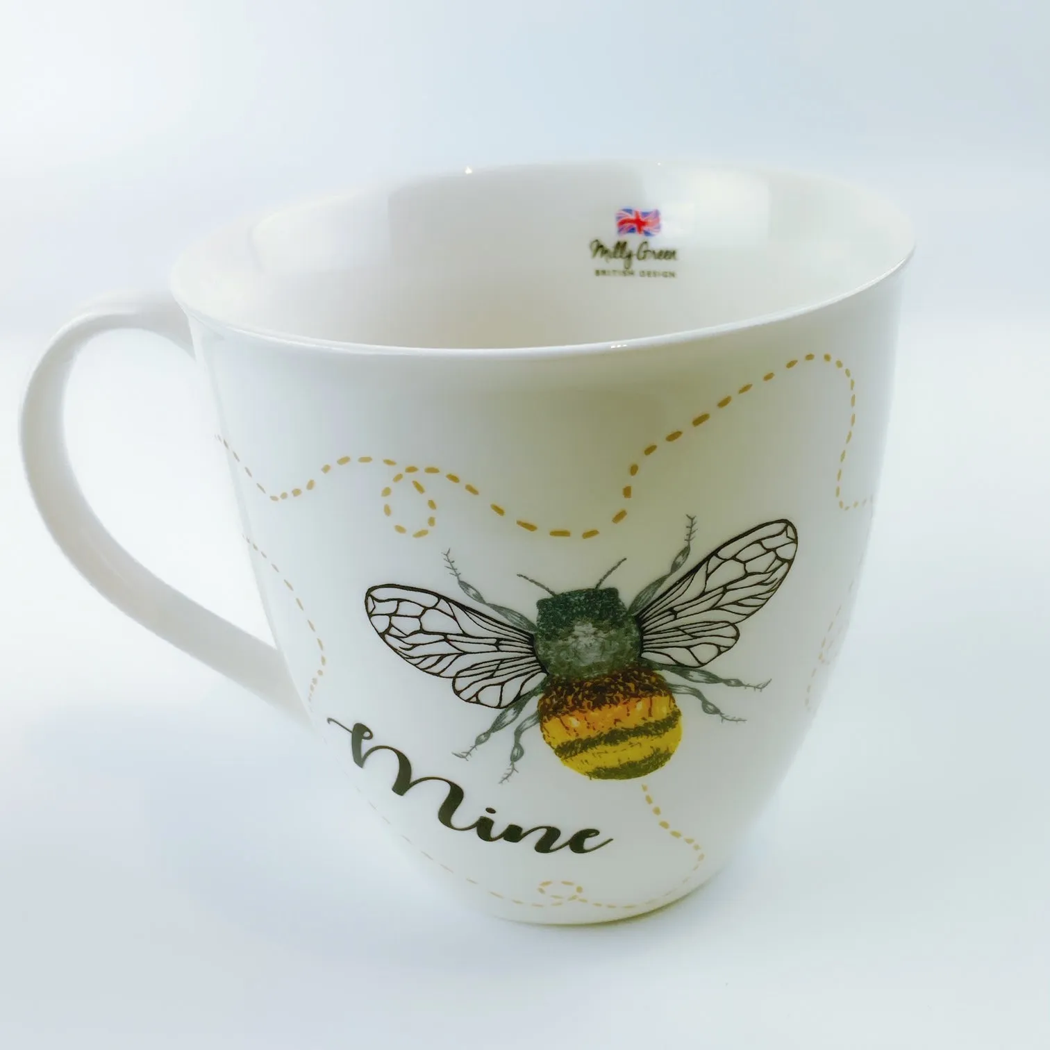 Milly Green British Design Bee Mine Coffee Mug Tea Cup 20 oz