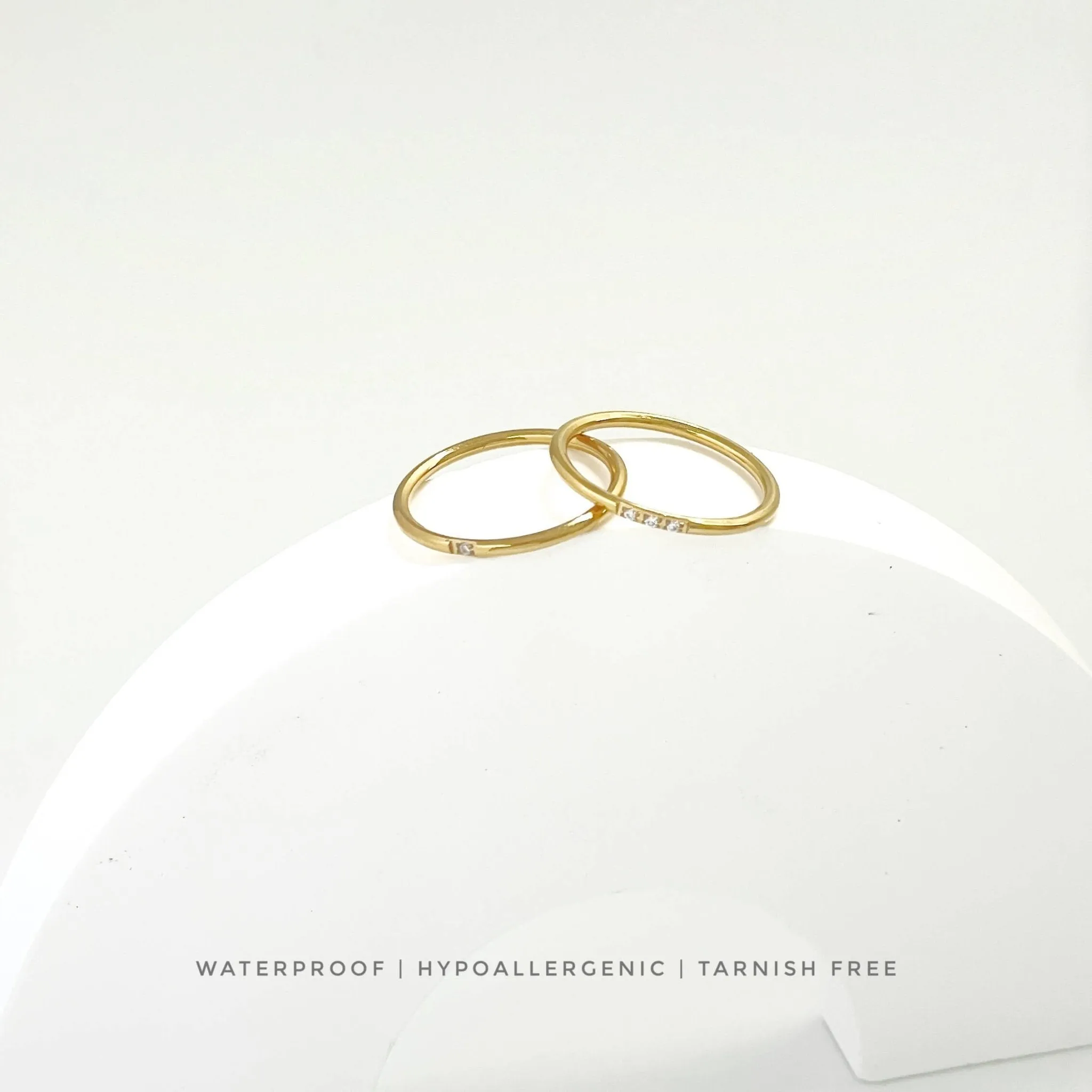 Minimalist Duo Ring