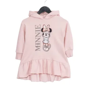 Minnie Hoodie Girls Cotton Dress